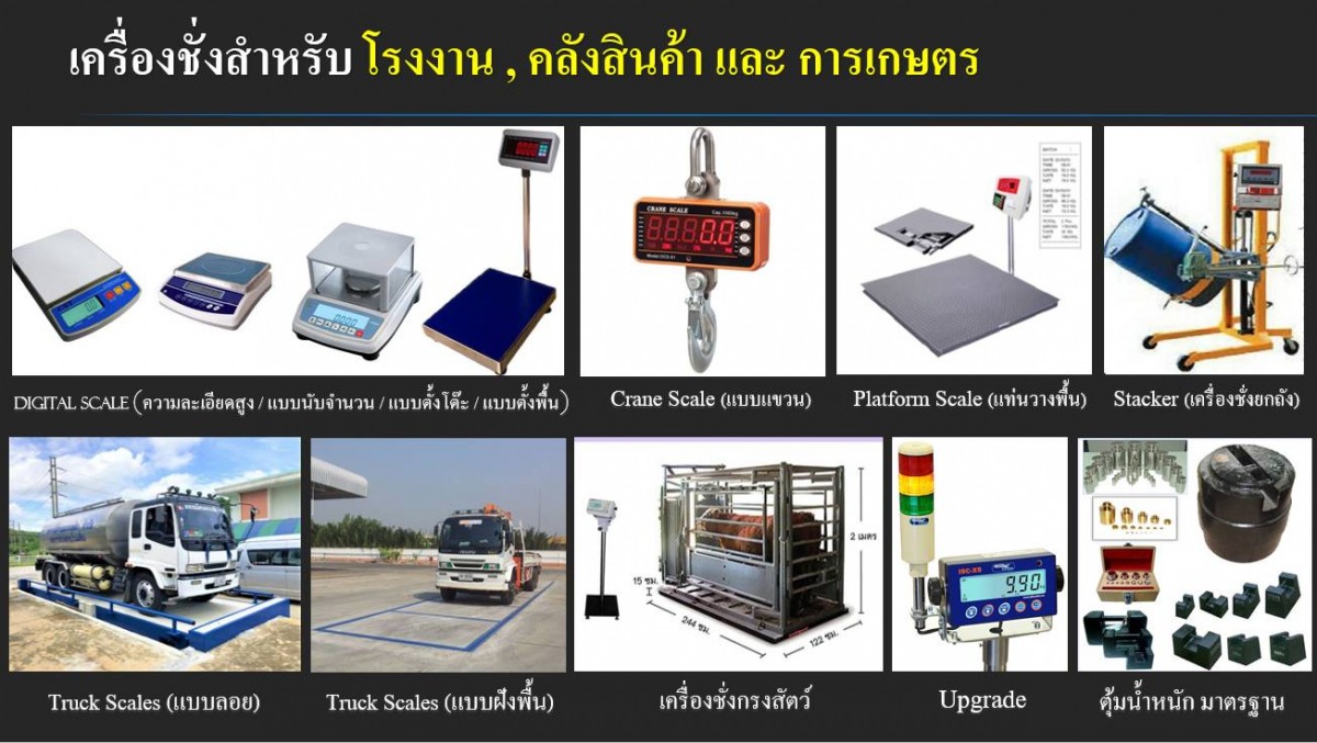 เครื่องชั่งสำหรับโรงงาน เครื่องชั่งสำหรับโรงงาน